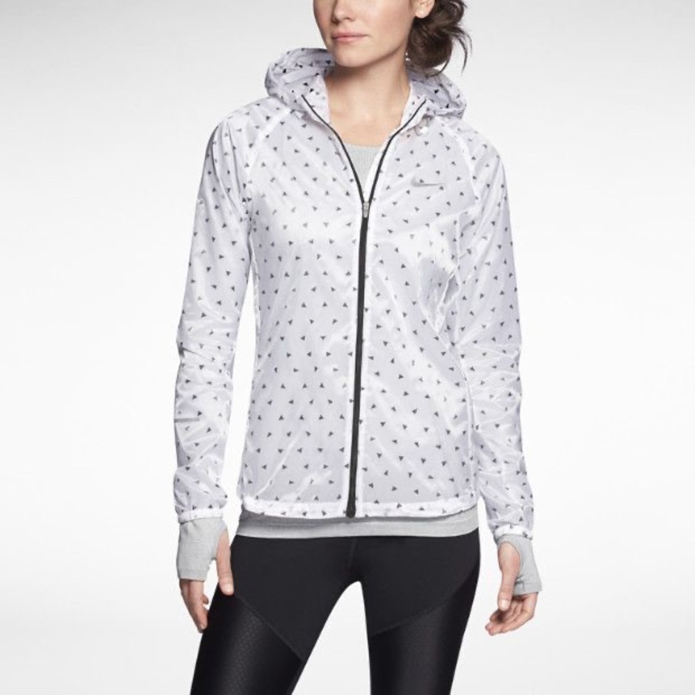 Nike Vapor Cyclone Women’s Sheer Running Jacket - Cute! (Med)